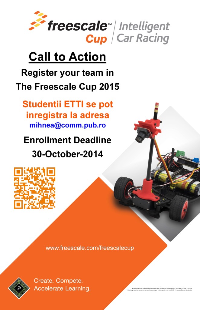 ETTI_The Freescale Cup 2015 Sign Up Poster